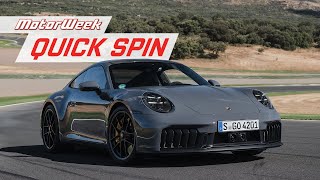 2025 Porsche 911 Carrera GTS Hybrid  MotorWeek Quick Spin [upl. by Macfarlane285]