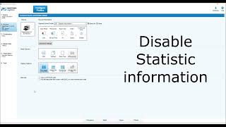 Disable Statistic information [upl. by Kcirdderf]