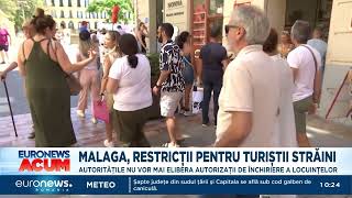 Malaga nu va mai elibera autorizații de închiriere a locuințelor pentru turiștii străini [upl. by Anwat]