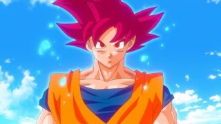 Goku se transforma en SSJ DIOS por primera vez  LA BATALLA DE LOS DIOSES PELICULA  AUDIO LATINO [upl. by Riccardo]