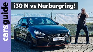 Hyundai i30 N 2025 Nurburgring track test  Can the Honda Civic Type R rival handle The Green Hell [upl. by Kalindi]