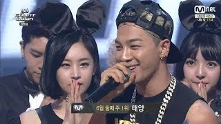 TAEYANG  INTRO  눈코입EYESNOSELIPS 0612 M COUNTDOWN NO1 OF THE WEEK [upl. by Lyon]