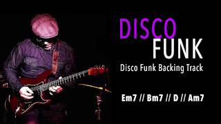 Disco Funk Backing Track 120 BPM  E Minor [upl. by Annairt347]