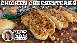 Blackstone Bettys Chicken Cheesesteak  Blackstone Griddles [upl. by Virgilio108]