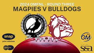 2024 R3 Magpies v Bulldogs [upl. by Epillihp310]