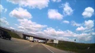 Interstate 41 in Wisconsin A Pointless Concurrency Dashcam Drive [upl. by Artamas479]