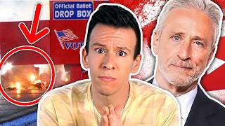 Jon Stewart Defends Tony Hinchcliffe Ballot Box Fires in 3 States amp The Truth About Ronald Greene [upl. by Bodwell]