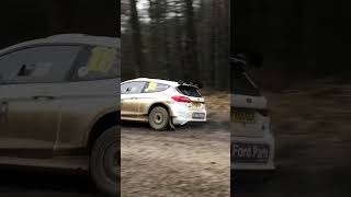 Fiesta Rally2 Crash Riponian Rally 2024 [upl. by Ydnis]