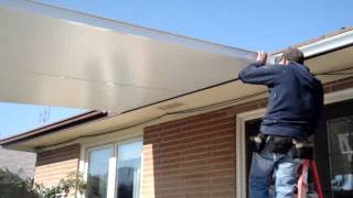 HOW TO INSTALL INSULATED ROOF PANELS PART 1 [upl. by Thessa]