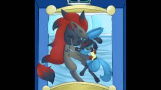 Im in heaven when you kiss me Zoroark × Lucario [upl. by Vivl]