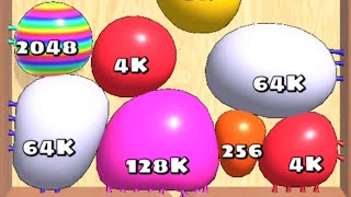 Blob Merge 3D Challenge infinity  Unlock Puzzle 32k64k128k [upl. by Tung330]