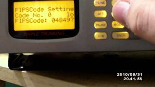 How To Set FIPS Codes on a Scanner PRO163 Used [upl. by Sofer]