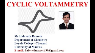 Cyclic Voltammetry [upl. by Yelsgnik]