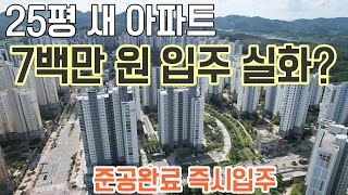 549 즉시입주 25평 새아파트 총 300만원에 입주 실화 준공 완료 즉시입주 가능한 브랜드 미분양아파트 [upl. by Atnoved351]