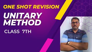 Unitary method  unitary method class 7  unitary method CBSE in Hindi one shot revision [upl. by Win]