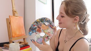 ASMR Paint a portrait with me 🎨  soft spoken rambling [upl. by Nadeau1]