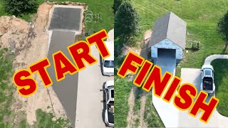 TIME LAPSE Building a 20x30 GARAGE IN UNDER 8 MINUTES [upl. by Matta113]