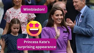 kKate Middleton’s Grand Entrance at Wimbledon  Princess of Wales makes rare public appearance [upl. by Nimrahc]