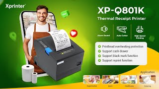 BEST THERMAL RECEIPT PRINTER XPQ801K [upl. by Sinnaiy]