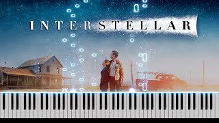 Interstellar  Cornfield Chase Piano Cover FREE MIDI [upl. by Manvel]