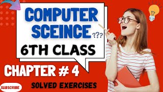 Computer Science  Class 6  Chapter 4  Solved Exercise Long Questions Algorithmic Thinking [upl. by Draner]