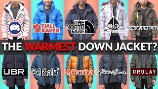 Which Brand Makes The WARMEST DOWN JACKET [upl. by Labinnah]