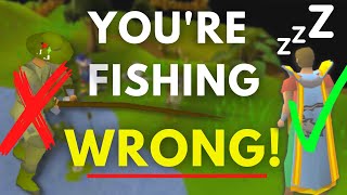 OSRS  Most Efficient Fishing Guide  AFK 1 To 99  Hidden Strategy  EASY AFK PET [upl. by Assi]