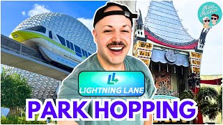 Park Hopping With Lightning Lane Multi Pass  EPCOT amp Hollywood Studios  Disney World 2024 [upl. by Ahtimat744]