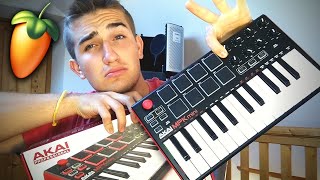 Comment installer son AKAI MPK mini MK2 sur FL STUDIO  Utilisation des Pads  Potards  2020 [upl. by Beisel]