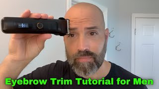 Eyebrow Trim Tutorial for men [upl. by Emina210]