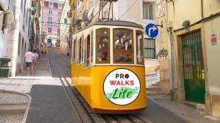 Lisbon Cable Car WALK BEHIND  Prowalks Lite  Ascensor da Bica [upl. by Colby]