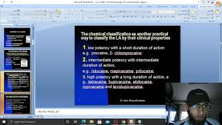 Local anesthetic drugs  lecture 8 final part [upl. by Naul]