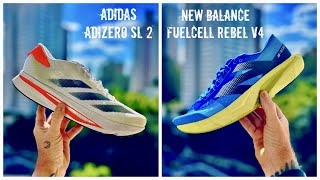 REVIEW ESPECIAL ADIDAS ADIZERO SL 2 VS NEW BALANCE FUELCELL REBEL v4 [upl. by Allecram614]