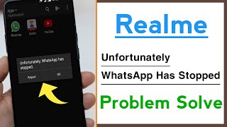 Realme Unfortunately WhatsApp Has Stopped Problem Solve [upl. by Craig]