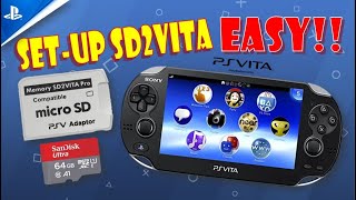 HOW TO SETUP SD2Vita  For Upgrading The PS VITA Storage EASY TO FOLLOW STEPS 2024 [upl. by Paff]