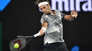 Roger Federer  Best Points Australian Open 2017 [upl. by Jola]