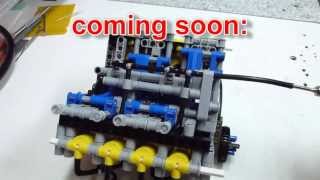 LEGO LPE v8 engine 1500rpm [upl. by Fineberg]