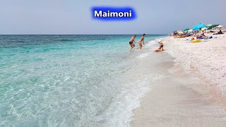 Spiaggia di Maimoni a Cabras  16 Agosto 2021  Sardegna [upl. by Acireed]