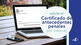 🖊 Cómo solicitar el Certificado de Antecedentes Penales por internet  Paso a Paso [upl. by Royo]