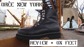 Orée New York Infantry Boot  REVIEW  ON FEET [upl. by Peregrine236]