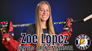 Zoe Lopez  Forward  Class of 2025 Orono Minnesota  Hockey Recruiting Video [upl. by Starla]