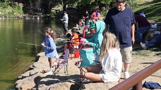 The St Joseph Fishing Derby is back at Krug Park [upl. by Aicire]