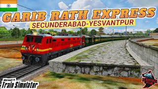 🔴LIVE  12735 SECUNDERABAD  YESVANTPUR GARIB RATH EXPRESS  TSDR V4 ROUTE  MSTS LIVE  OPENRAILS [upl. by Edmonds440]