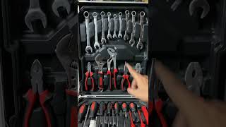 Toolkit 187 pcs renosteel shortvideo toolkit alatbengkel montir mekanik bengkel shopee [upl. by Annodahs]