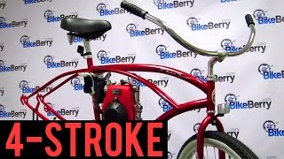 How To Install a 4Stroke Engine Kit on your Bicycle  48cc  Motorized Bicycle [upl. by Adnuhsed516]