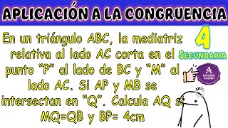 Aplicaciones Congruencia Triángulos  4to de secundaria Actividad Domiciliaria  Editorial Agüero [upl. by Rika]