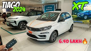 New Tata Tiago XT 2024 ❤️  मात्र ₹ 640 लाख में 4 स्टार Hatchback कार  Real Life Detailed Review [upl. by Holladay]