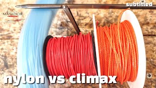 🪡 FILO TERMINALE ASTA MEGLIO NYLON O CLIMAX TRECCIATO spearfishing arbalete Matador [upl. by Emmerie862]