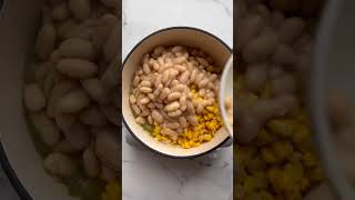 Vegetarian White Bean Chili Recipe [upl. by Jessee]