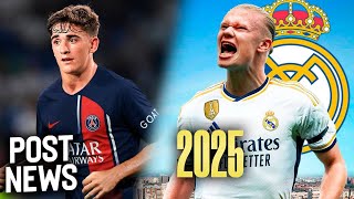 HAALAND  REAL MADRID en 2025  EL PSG INSISTE con GAVI [upl. by Adnirual]